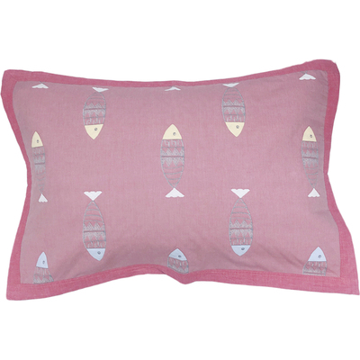 天阳加大四层水晶棉纱布纯棉枕套一对装信封式单人加厚枕头枕芯套