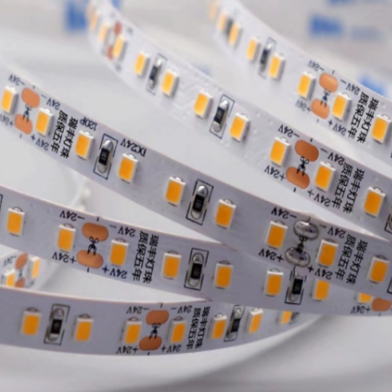 24V低压灯带电镀板4000K高亮线型灯线条灯高显指铝型材全光谱8MM