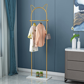 北欧衣帽架家用挂衣架落地轻奢卧室挂衣服架子简约立式 房间挂包架