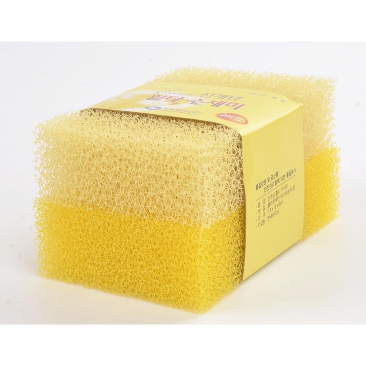 【天猫正品】出口韩国仿丝瓜海绵擦不沾油丝瓜络洗碗布厨房清洁刷