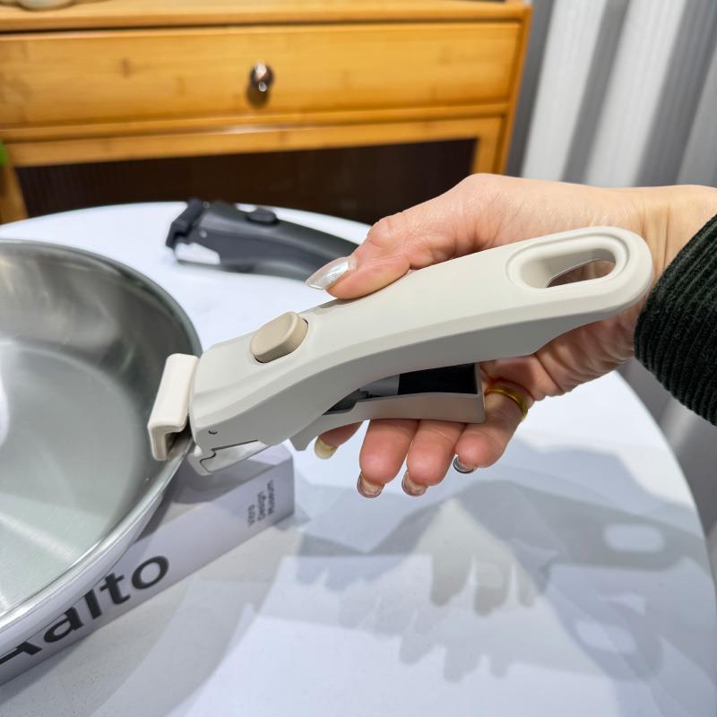 【天猫正品】可拆卸防烫手柄厨房通用锅把手手柄配件碗盆具防滑夹