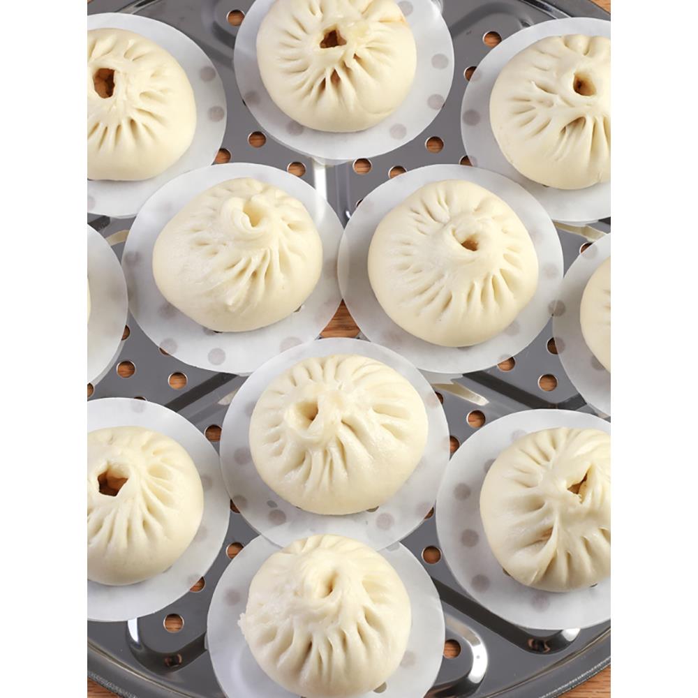 【天猫正品】蒸笼纸馒头包子垫纸蒸包子的纸垫布吸油纸一次性食品