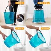 透明水桶家用大号亚克力加厚手提储水桶塑料户外学生宿舍洗衣水桶