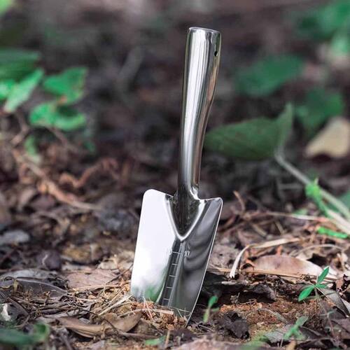 不锈钢小铲子挖土种花工具家用园艺铲子挖沙铁铲赶海神器挖菜花铲