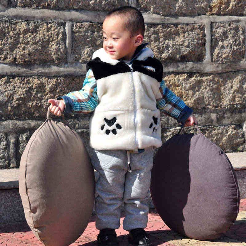 本原亚麻蒲团坐垫加厚圆垫子窗台垫榻榻米垫瑜伽打坐垫可拆洗简约