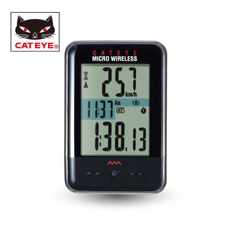 CATEYE猫眼骑行码表里程表有线自行车码表防水登山车中文大屏无线