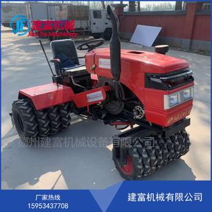 厂家直发新型25马力自走式三轮镇压机 冬小麦压地机 镇压轮配件