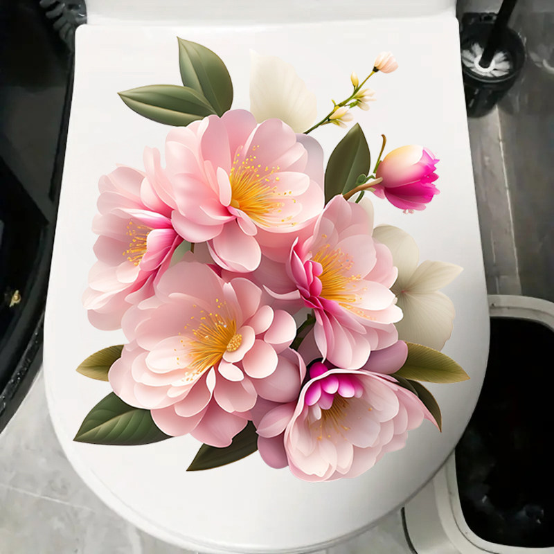 樱花马桶贴易粘易撕防水3D立体