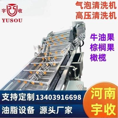 牛油果橄榄气泡清洗机 水果高压清洗设备 Bubble cleaning machin