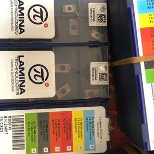 瑞士进口林尼娜数控合金刀片1135 1604 R5R6铣刀粒60度硬钢不锈钢