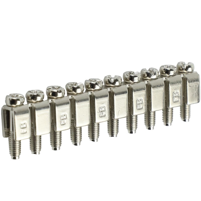 FBI-10-6中心连接条短接片插UK-2.5B端子EB10-4O/5/8/12/15短路条