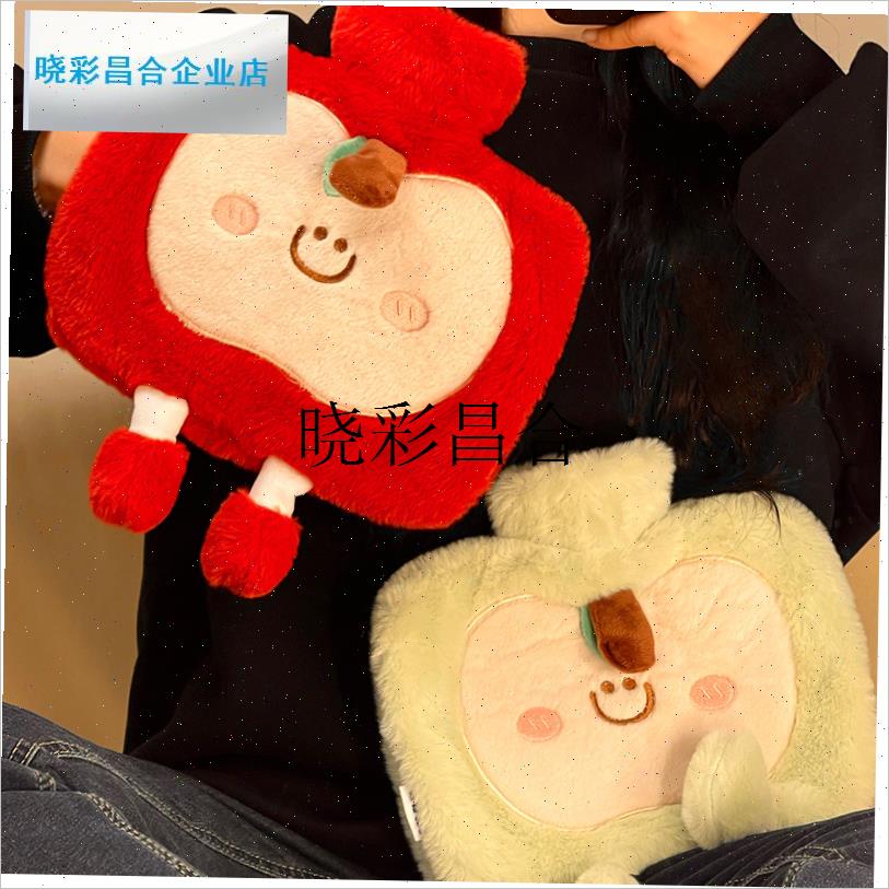 可爱暖水袋注水灌水热水袋加厚防爆被H窝专用可插手大号暖手宝冬l