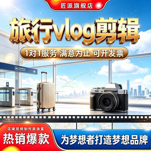 旅行Vlog剪辑制作风景打卡