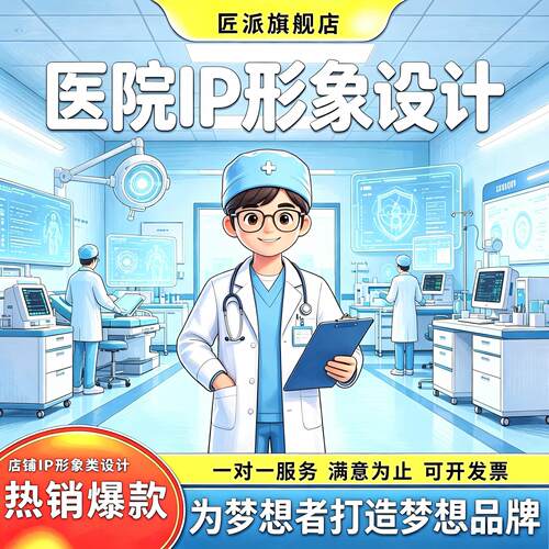 医院IP形象Q版卡通吉祥物设计