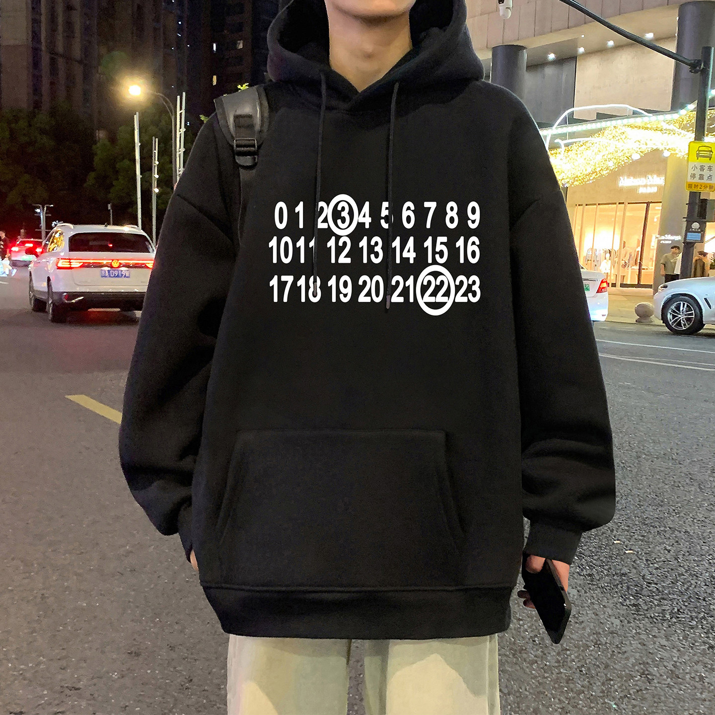 美式连帽卫衣男春秋季潮牌青少年宽松休闲上衣服2026新款帽衫外套