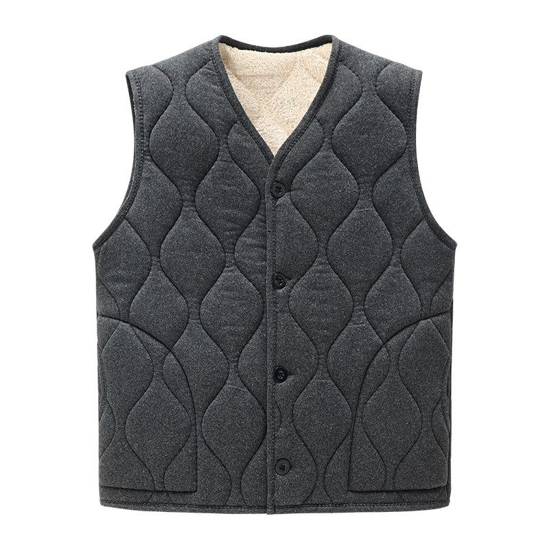中老年男棉马甲加绒保暖宽松大码马夹爸爸装内外穿爷爷坎棉肩背心,男装,常规马甲,淘宝优惠券,粉丝福利购,淘宝优惠卷