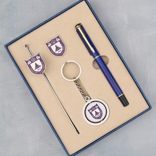 南京大学周边纪念品金属校徽书签钥匙扣笔套装学生用文创礼品定制