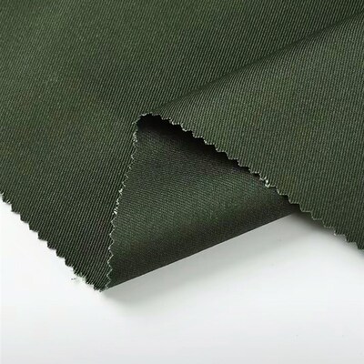涤卡斜纹加厚双面建筑工装布料匹料医护厨师工作服烫台布床单面料