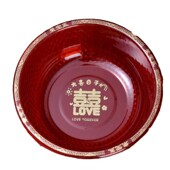 脸盆结婚喜盆女方陪嫁嫁妆红色加厚钢化塑料洗漱婚庆喜事用品大全