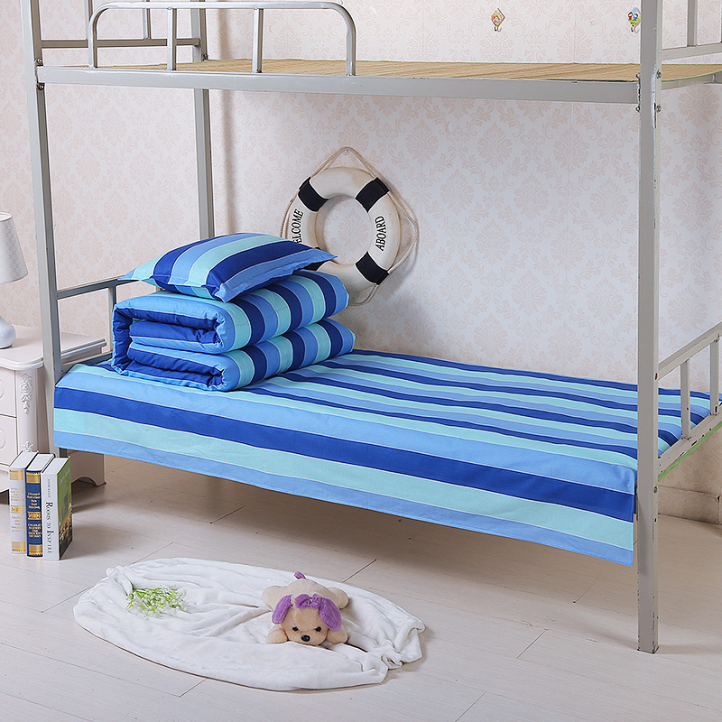 宿舍纯棉三件套高中学生用单人被子被套床单大学住宿床上用品全套