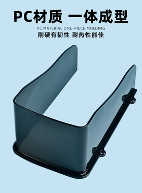 人脸识别门禁机挂墙防水护罩门禁遮阳罩灰色户外门铃门口机遮雨盒