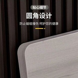 实木生态板牀头免漆板式 牀头靠背一体落地1.8米超薄贴墙23年新款