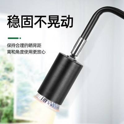 乌龟晒背灯全光谱太阳灯uva加温灯爬虫爬宠加热灯泡取暖灯uvb龟灯