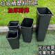 塑料垃圾桶内胆方型加厚黑色烟灰桶商用厨房办公室酒店大容量无盖