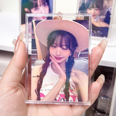 透明贝壳卡砖3寸展示架