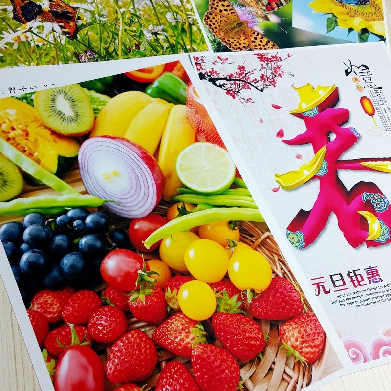 彩喷纸喷墨打印纸哑光130克A4单双面A3效果图纸相片广告纸100张