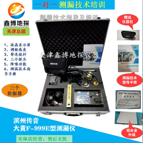 大黄F-999K F-999E F-999D测漏和气体一体机漏水检测仪水管测漏仪