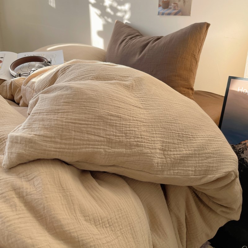水洗棉被套单件150x200x230学生宿舍单人被罩单独被单2024新款夏