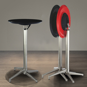 折叠餐台 折叠吧台 高脚折叠圆桌 吧桌子 圆台吧桌咖啡厅 时尚