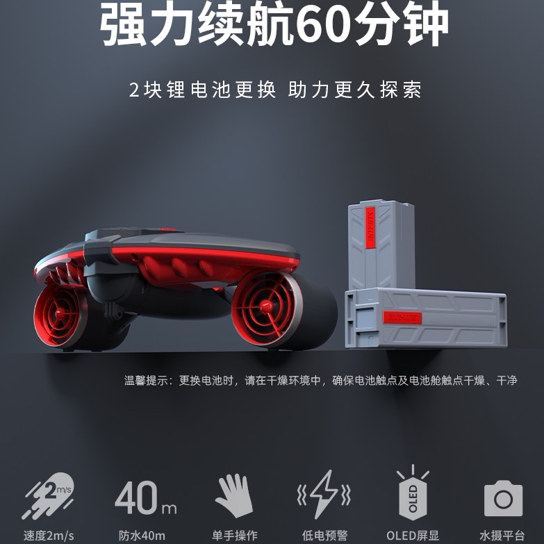 瓴乐+水下机器人+水下推进器