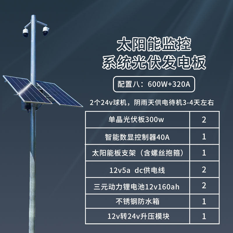 太阳能监控供电系统12V枪机24V球机物联户外工程风光互补发电专用,办公设备/耗材/相关服务,办公线材,淘宝优惠券,粉丝福利购,淘宝优惠卷