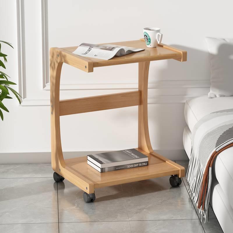 实木柜边几可C移动茶几茶桌简约小桌子沙发边角几桌型茶台床44991