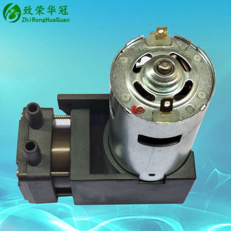 微型真空泵 抽气活塞泵24V小型气泵12V真空吸气泵 直流电动负压泵