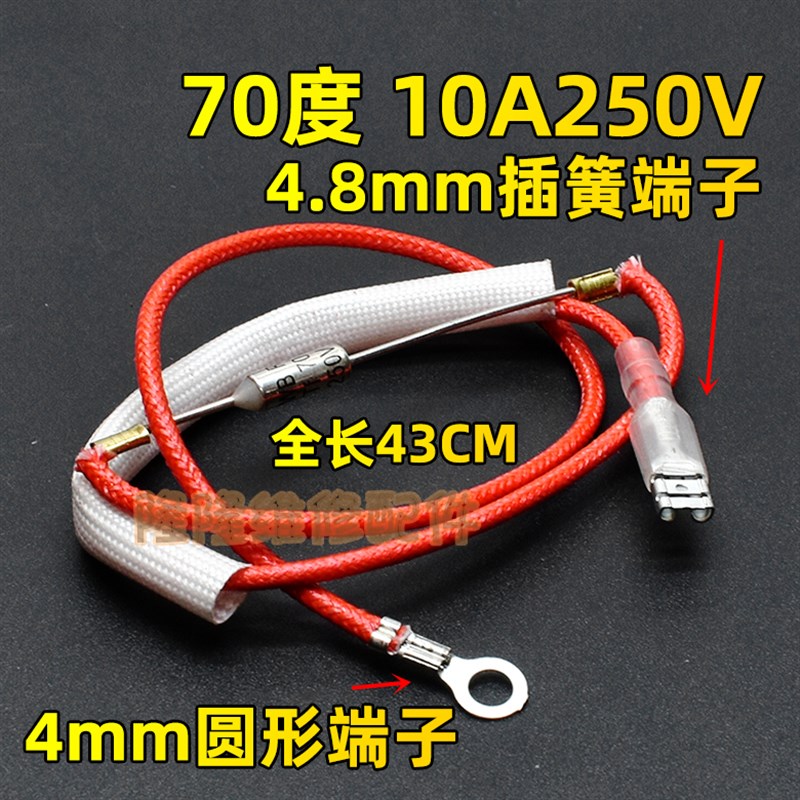 电饭煲压力锅金属温度保险管丝热敏电阻二极管温控传感器10A250V