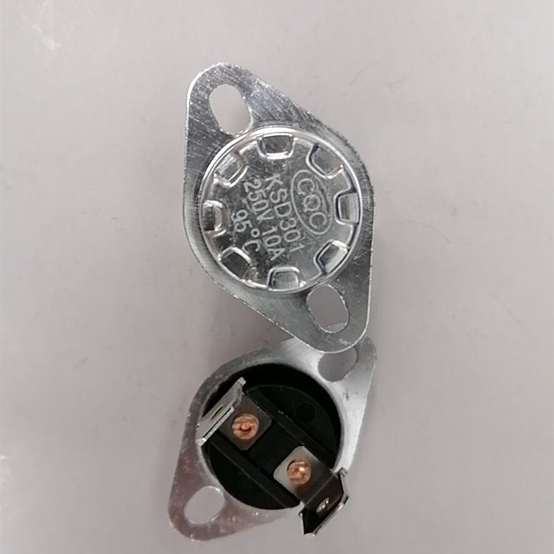 饮水机温控开关KSD301 92/90度95/105度固定扣常闭 10A250V