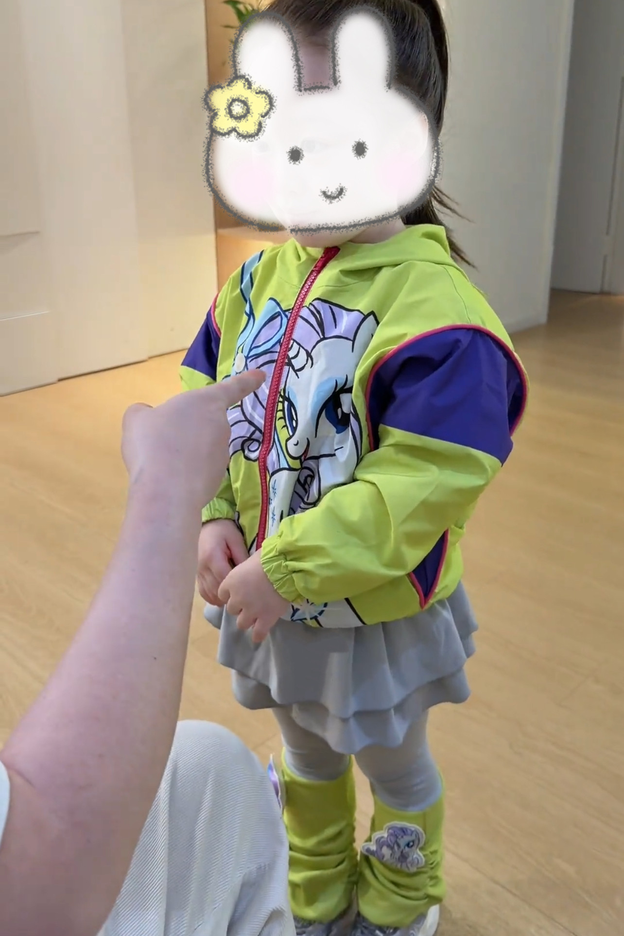 拼色外套新款2026上衣短款女童卡通多巴胺连帽宽松上衣夹克防晒服