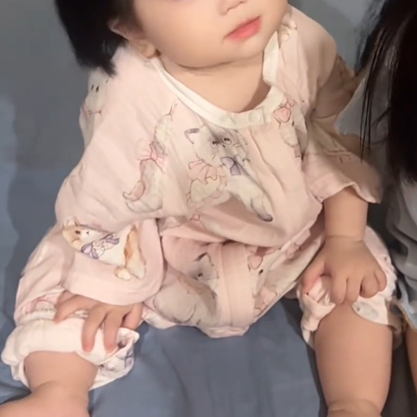 纱布睡袋婴儿睡衣四季通用新款可爱睡袋儿童防踢被宝宝2025