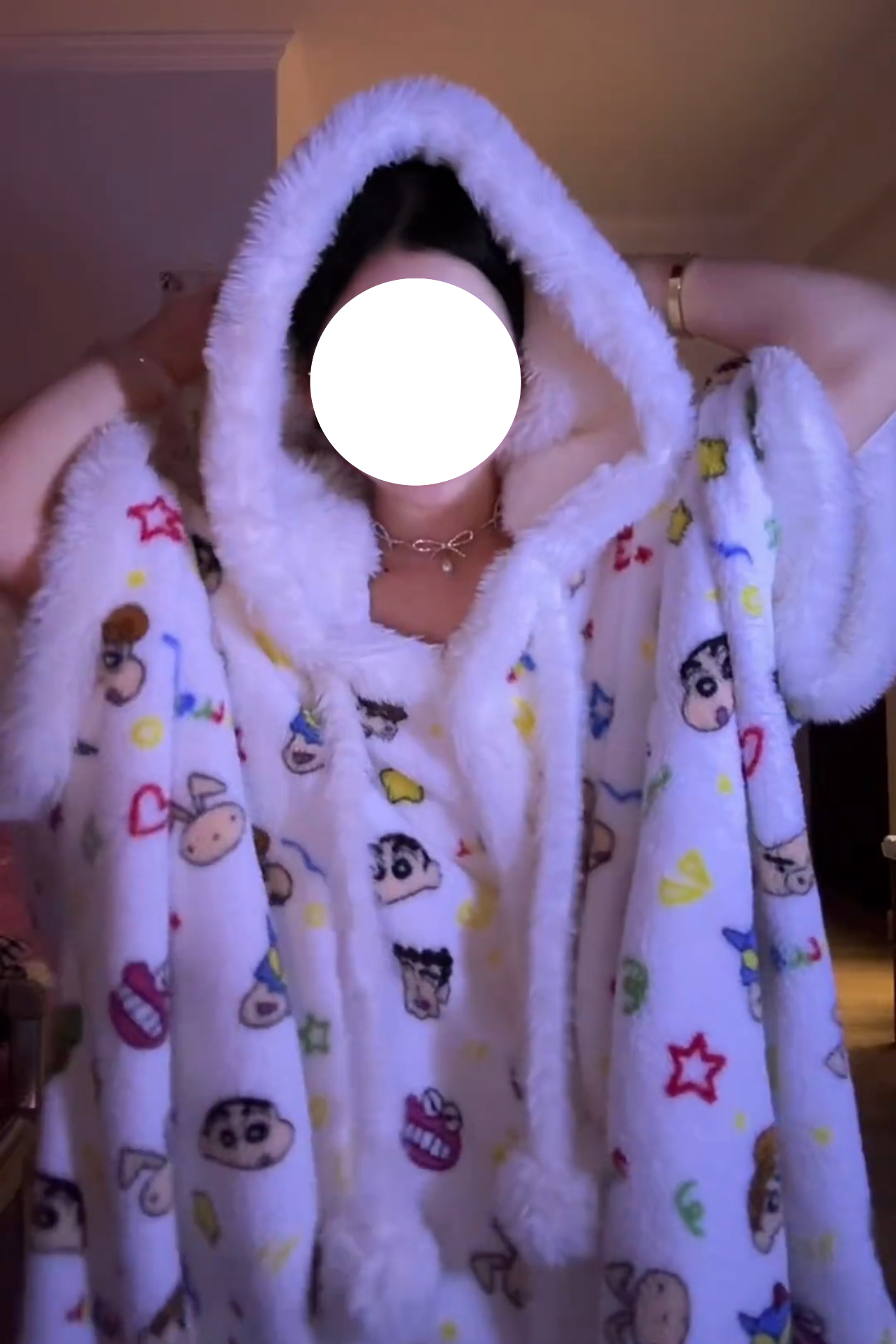 卡通披风斗篷睡袍家居服动漫人物新款秋冬季珊瑚绒保暖睡衣女