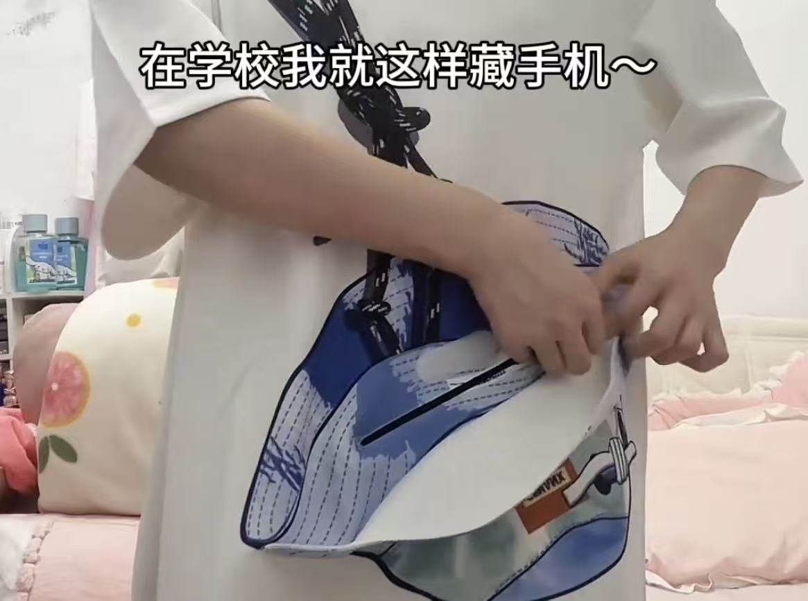 夏季短袖t恤衣服趣味帽子拉链口袋宽松拼接印花休闲情侣
