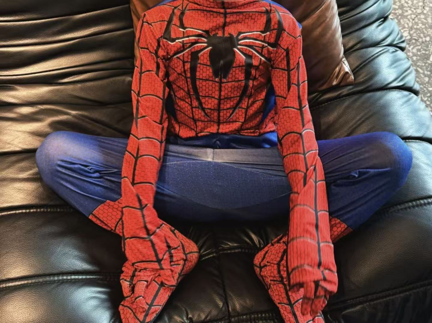 钢铁蜘蛛侠紧身衣cos服远征儿童动漫成人男万圣节cosplay服装