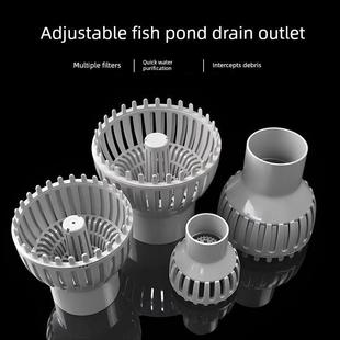 鱼塘滤池排水口防止堵面吸浮面垃圾收集撇渣器堵面
