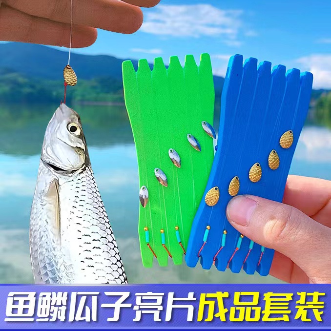 飞蝇钩海力胜瓜子亮片组合套装