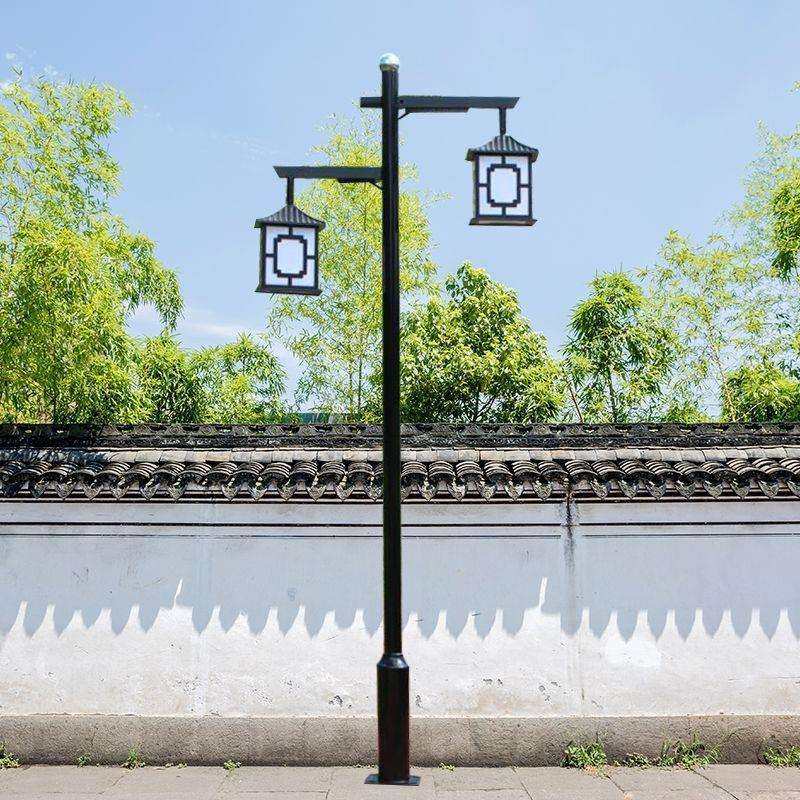 led太阳能灯中式仿古景观庭院灯3米户外防水花园别墅景区双头路灯,鲜花速递/花卉仿真/绿植园艺,割草机/草坪机,淘宝优惠券,粉丝福利购,淘宝优惠卷