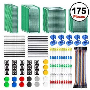 电子元 连接器 器件 LED二极管 接线端子轻触开关 PCB板 175PCS