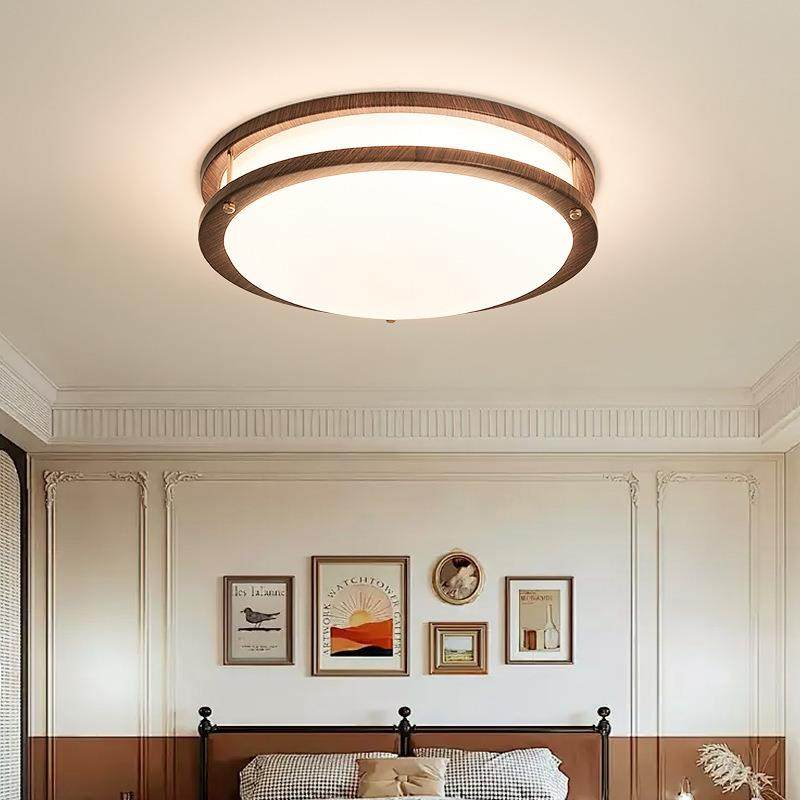 美式复古全光谱护眼卧室吸顶灯新中式书房阳台过道入户主卧房间灯