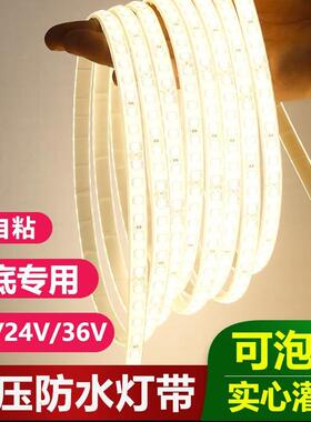Z防水led灯带12v24v灌胶自粘户外庭院台阶水池工程亮化泡水下灯条